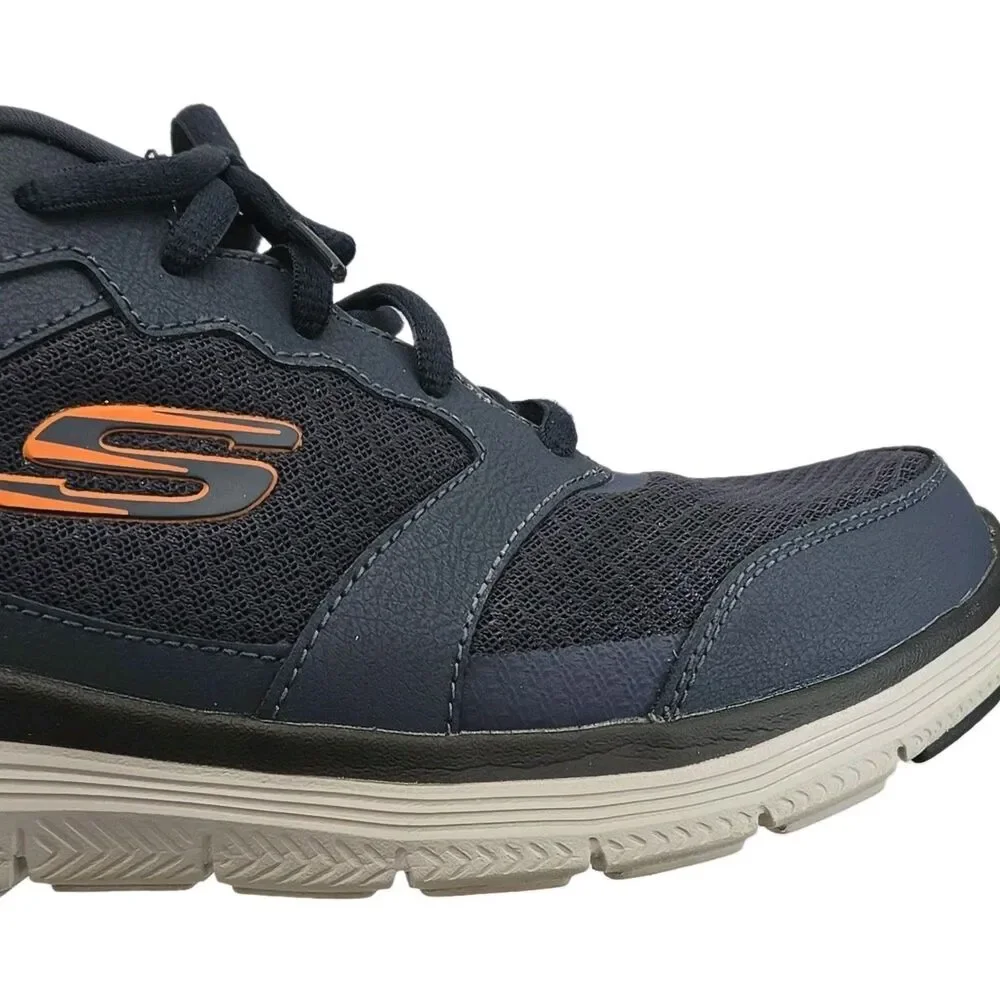 Skechers Sneaker Shoe Flex-Lite Blue Men Sz 9.5 Wide Fit Air Cool Foam 232225W